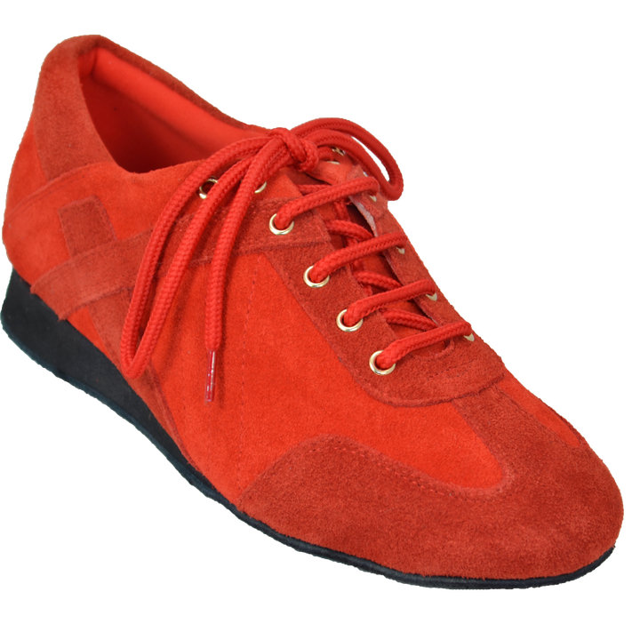 Ultimate Hybrid Dance Shoe (Unisex) - Red Suede