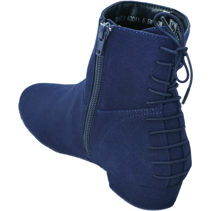 Ultimate Fashion Boot - Shorty - Navy Blue Microsuede