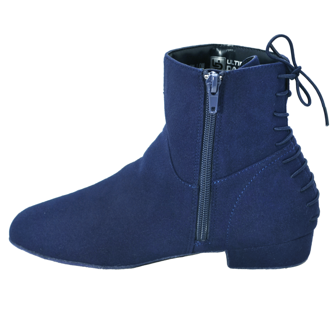 Ultimate Fashion Boot - Shorty - Navy Blue Microsuede